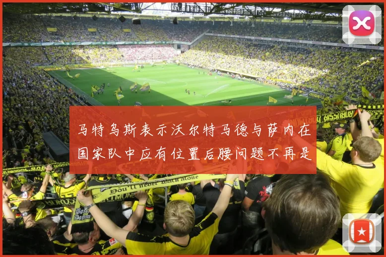 马特乌斯表示沃尔特马德与萨内在国家队中应有位置后腰问题不再是担忧