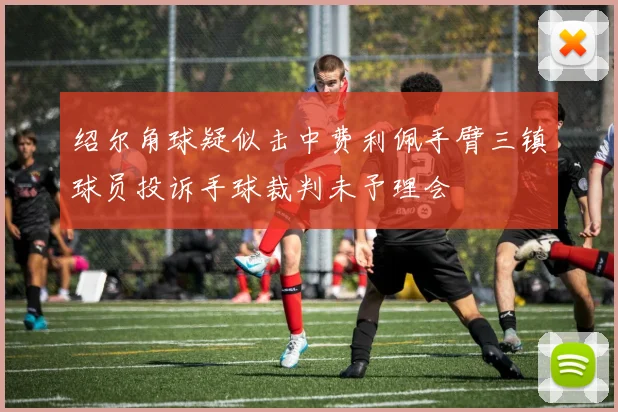 绍尔角球疑似击中费利佩手臂三镇球员投诉手球裁判未予理会